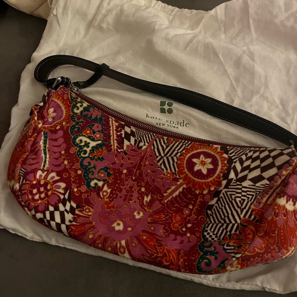 Vintage Velour Kate Spade Baguette Purse